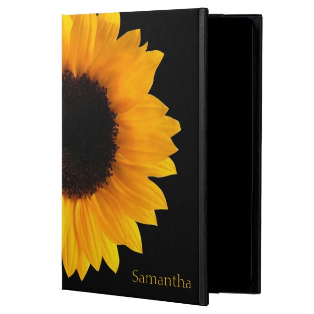 Sunflower Personalized iPad Air 2 Case (Front)
