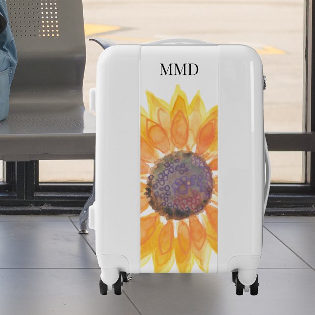 Sunflower Personalized Luggage (Creator Uploaded)