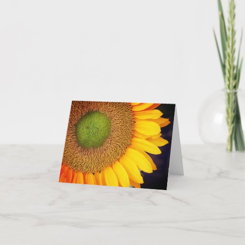 Sunflower Petals Customizable Note Card