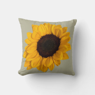 Sunflower Photo Pillow Isaiah 60:1 Arise Shine