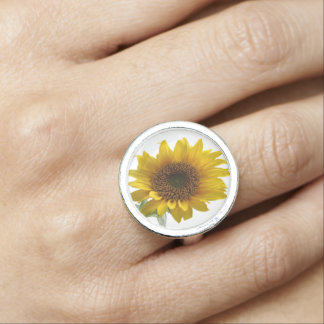 Sunflower Photo Ring