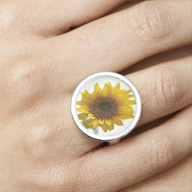 Sunflower Photo Ring (In Situ)