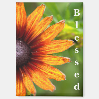 Sunflower Photography Blessed Magnet