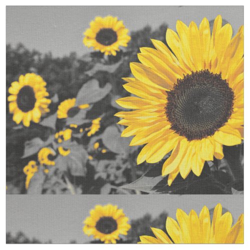 Sunflower Picture Fabric