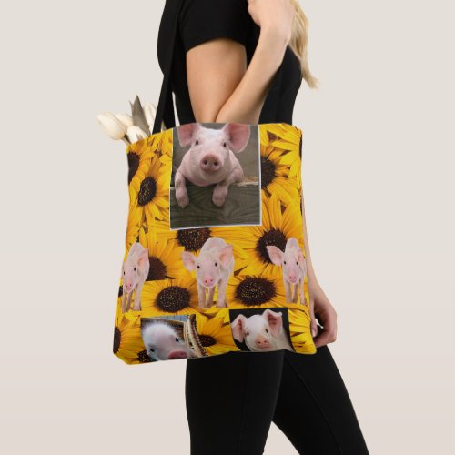 Sunflower Pigs Tote