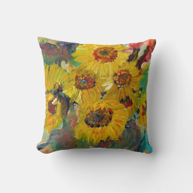 sunflower pillow (Front)