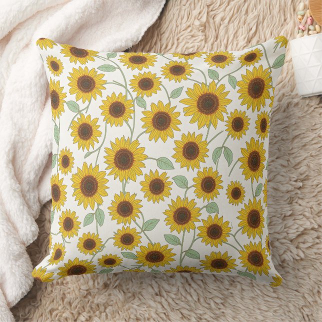 Sunflower pillow (Blanket)