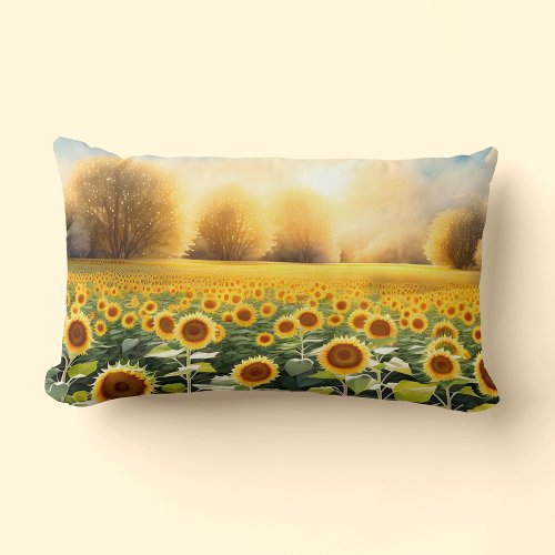 Sunflower Pillow _ Luminous Yellow Home Accent