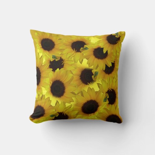 Sunflower Pillows Sunny Sunflower Pillows  Decor
