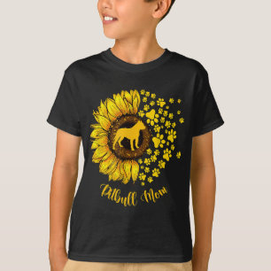 Sunflower Pitbull Mom Dog Lover T-Shirt