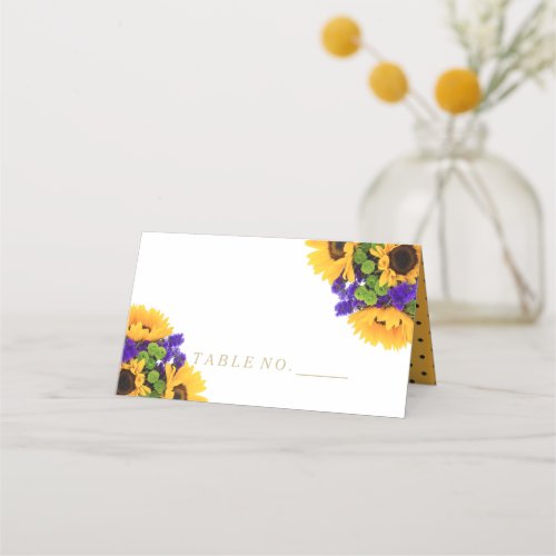 Sunflower Place Cards