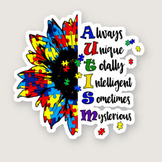 Sunflower Plant Lover, ABA Therapist, ADHD Sticker