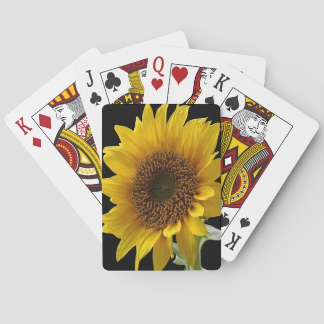 Sunflower Playing Card Deck (Back)