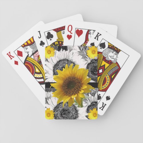 Sunflower Playing Card Deck