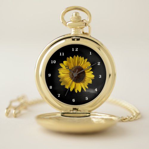Sunflower Pocket Watch