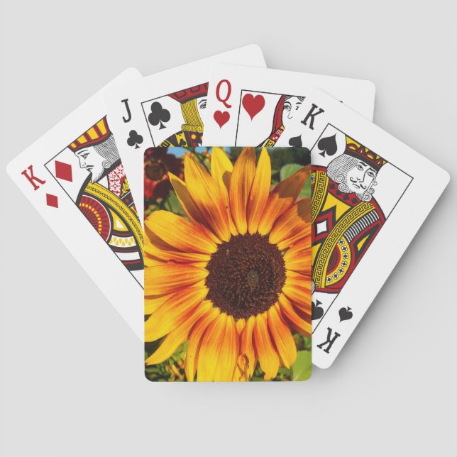 Sunflower Poker Cards (Back)