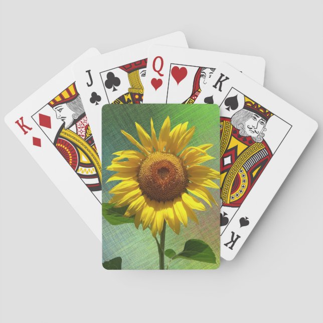 Sunflower Poker Cards (Back)