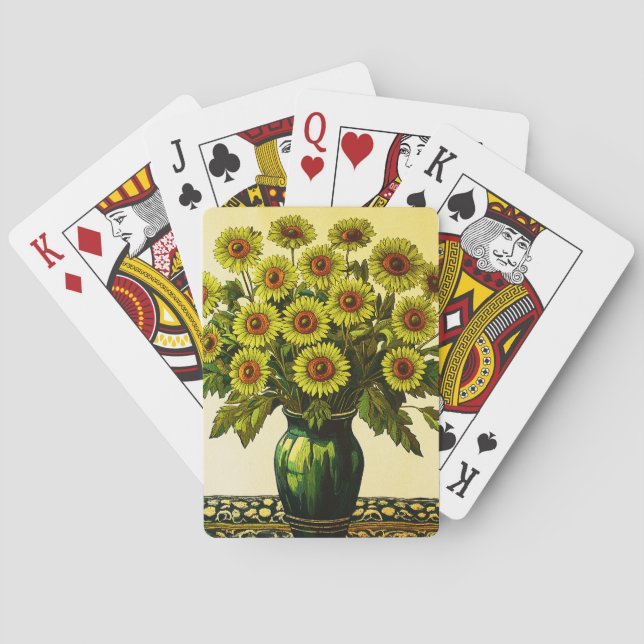 Sunflower Poker Cards (Back)