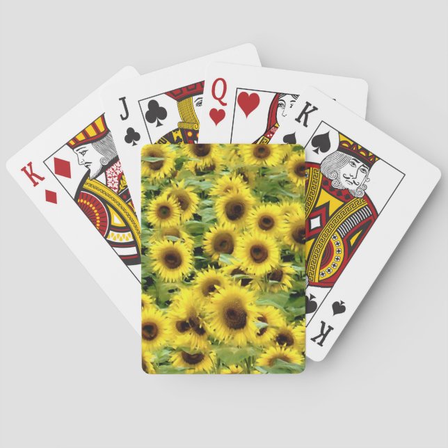 Sunflower Poker Cards (Back)
