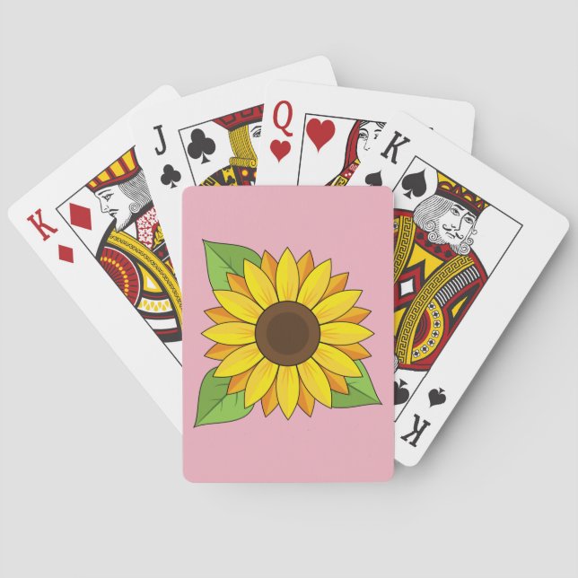 Sunflower Poker Cards (Back)
