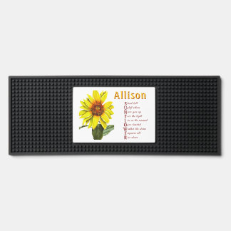 Sunflower Positive Encouragement Bar Mat