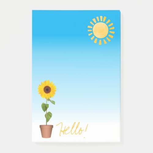 Sunflower Post_it Notes