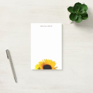 Sunflower Post-it Notes