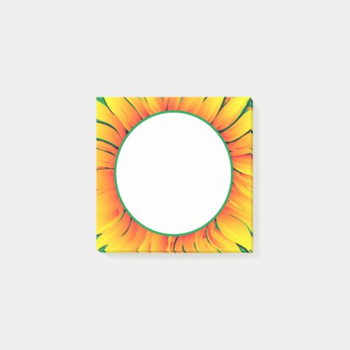 Sunflower Post it Notes Sunshine