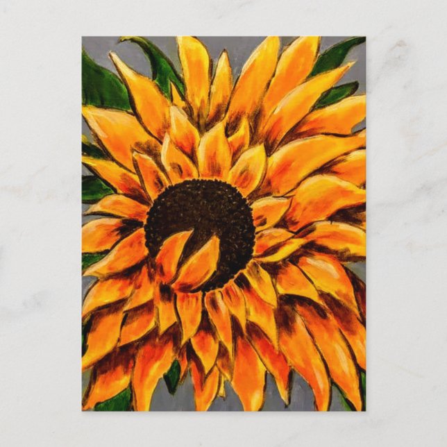 Sunflower Postcard (Front)