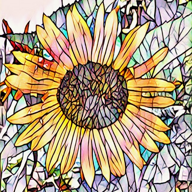 SUNFLOWER POSTER (An art design of a pretty sunflower.)