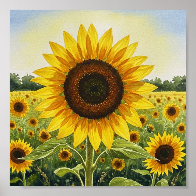 Sunflower Poster (Front)