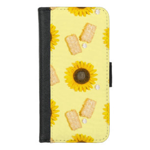 sunflower power iPhone 8/7 wallet case