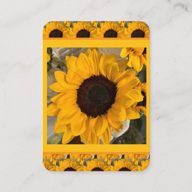 Sunflower Prayer Card (Front)