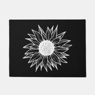 Sunflower Pretty flower multi-colored wildflower Doormat