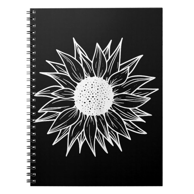 Sunflower Pretty flower multi-colored wildflower Notebook (Front)