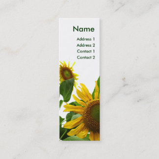 Sunflower Profile Card