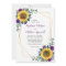 Sunflower Purple Floral Modern Geometric Wedding