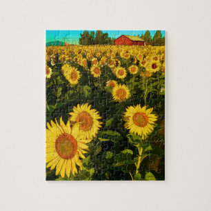 Sunflower Puzzle by Francoise