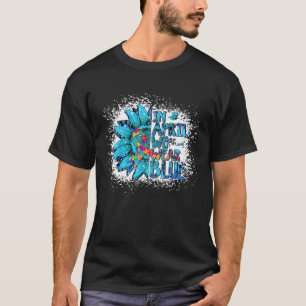 Sunflower Puzzle In April We Wear Blue Autism Awar T-Shirt