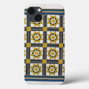 Sunflower quilt iPhone 13 case