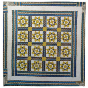 Sunflower quilt cloth napkin