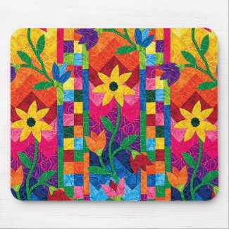 Sunflower Quilt Mousepad