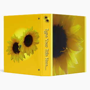 Sunflower Recipe Book - Flavorites Recipe Book 3 Ring Binder
