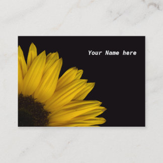 Sunflower Reflection Business Card - Customized