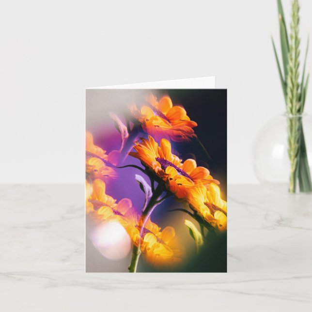 Sunflower Reflection Card (Front)