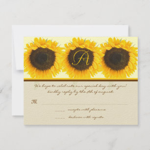 Sunflower Response Card