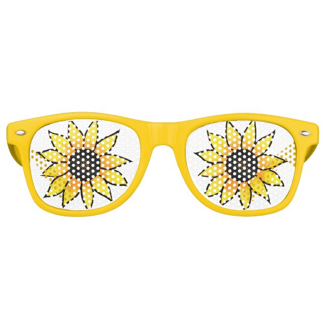 Sunflower Retro Sunglasses (Front)