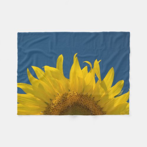 Sunflower Rising Fleece Blanket
