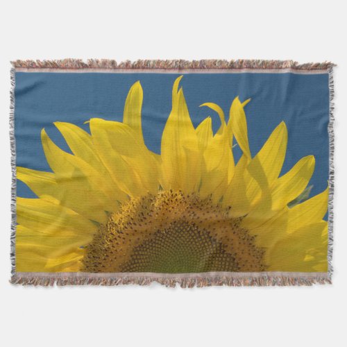 Sunflower Rising Throw Blanket