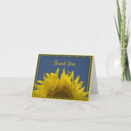 Sunflower Rising Wedding Bridesmaid Thank You